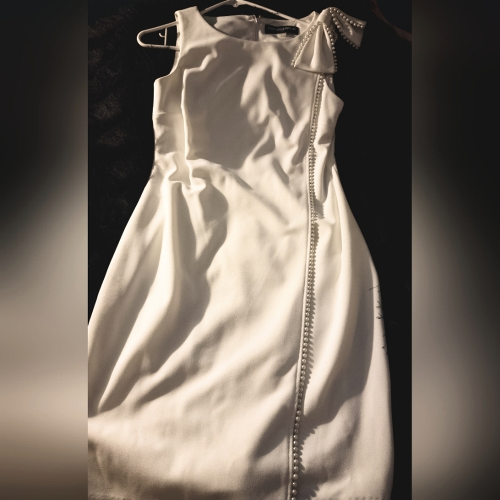 Karl Lagerfeld dress pearls